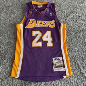 100% Authentic Mitchell & Ness NBA LA Lakers Kobe Bryant 2009 Finals Jersey 36 S